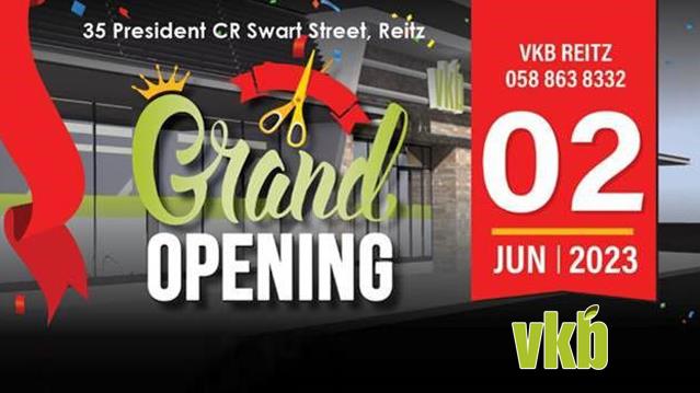 VKB Reitz retail store reopens! | OFM Event VKB Reitz retail store reopens!