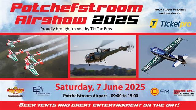 Feel the roar at the Potch airshow! | OFM Event Feel the roar at the Potch airshow!