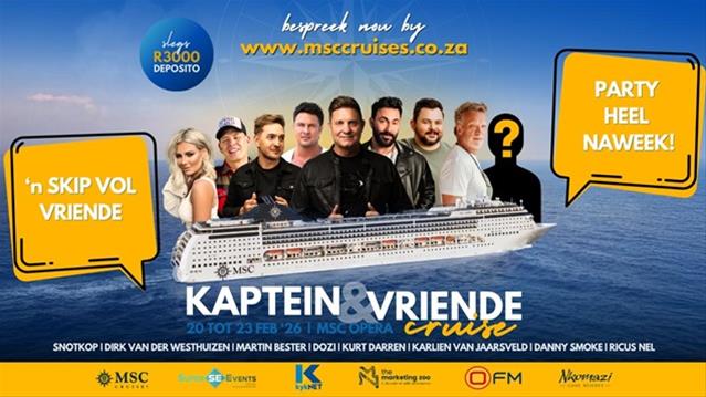 Vier OFM se 40ste met spesiale vaart! | OFM Event Vier OFM se 40ste met spesiale vaart!