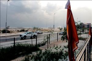 Hailstorm covers Bloemfontein in a white carpet