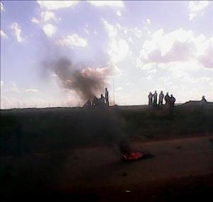 Barkley-West Protest