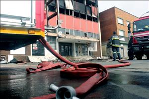 Bloemfontein warehouse fire still smouldering
