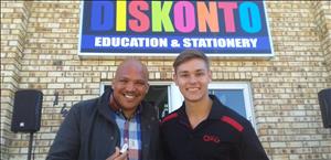 #OFMStreetSquad @ Diskonto Education and Stationery Suppliers Kimberley Operning