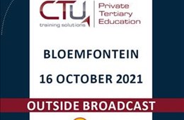 CTU Training Solutions Bloemfontein Outside Broadcast - 16 October 2021