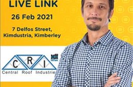 Live Link at Central Roof Industries CC: 26th February 2021