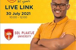 Sol Plaatje University Live Link - 30 July 2021