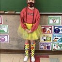 Mareli Earle, grade 2 learner from Sand du Plessis Primary, celebrating #CasualDay.