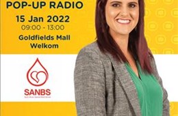 SANBS Welkom Pop-up Radio - 15 January 2022