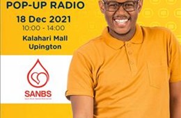 SANBS Upington Pop-up Radio 18 December 2021