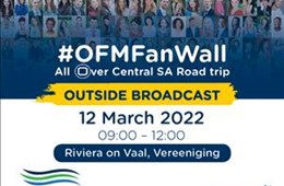 Riviera On Vaal Hotel and Country Club Fan Wall Outside Broadcast - 12 March 2022