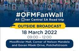 MooiRivier Mall Fan Wall Outside Broadcast - 18 March 2022