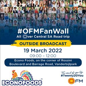 Econo Foods Vanderbiljpark Fan Wall Outside Broadcast - 19 March 2022