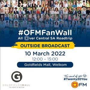 Goldfields Mall Fan Wall Outside Broadcast - 10 March 2022