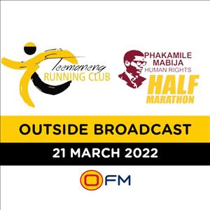 Phakamile Mabija human rights half marathon Outdoor Broadcast 21 March 2022