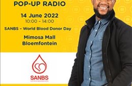SANBS World Blood Donor Day OFM  Pop-up Radio